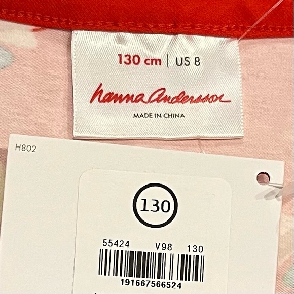 NEW Hanna Andersson Ruffled Tank Dress size 8 Red - Picture 3 of 6